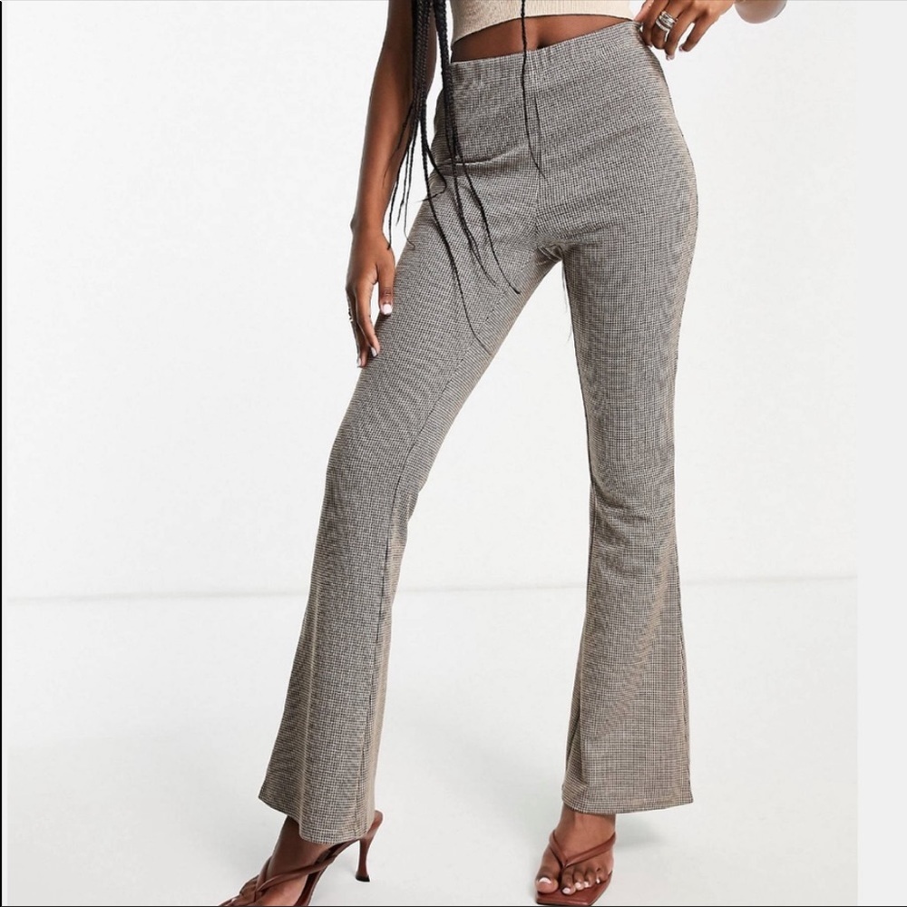 ASOS checkered flare pants - Picture 2 of 4